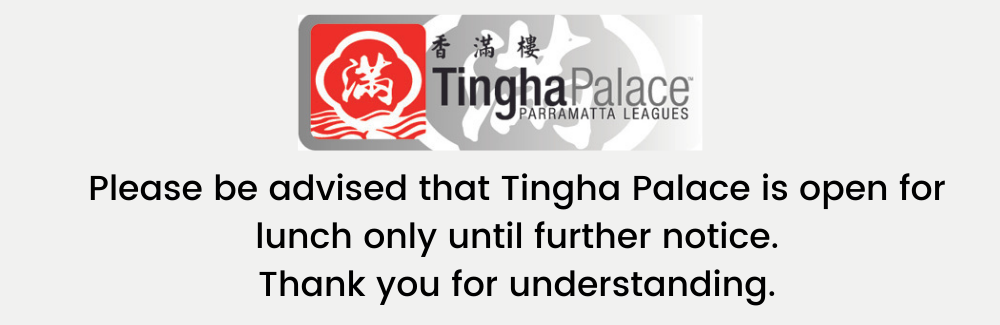 Tingha Palace temporarily closed for dinner
