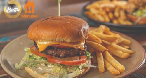 burger and fries